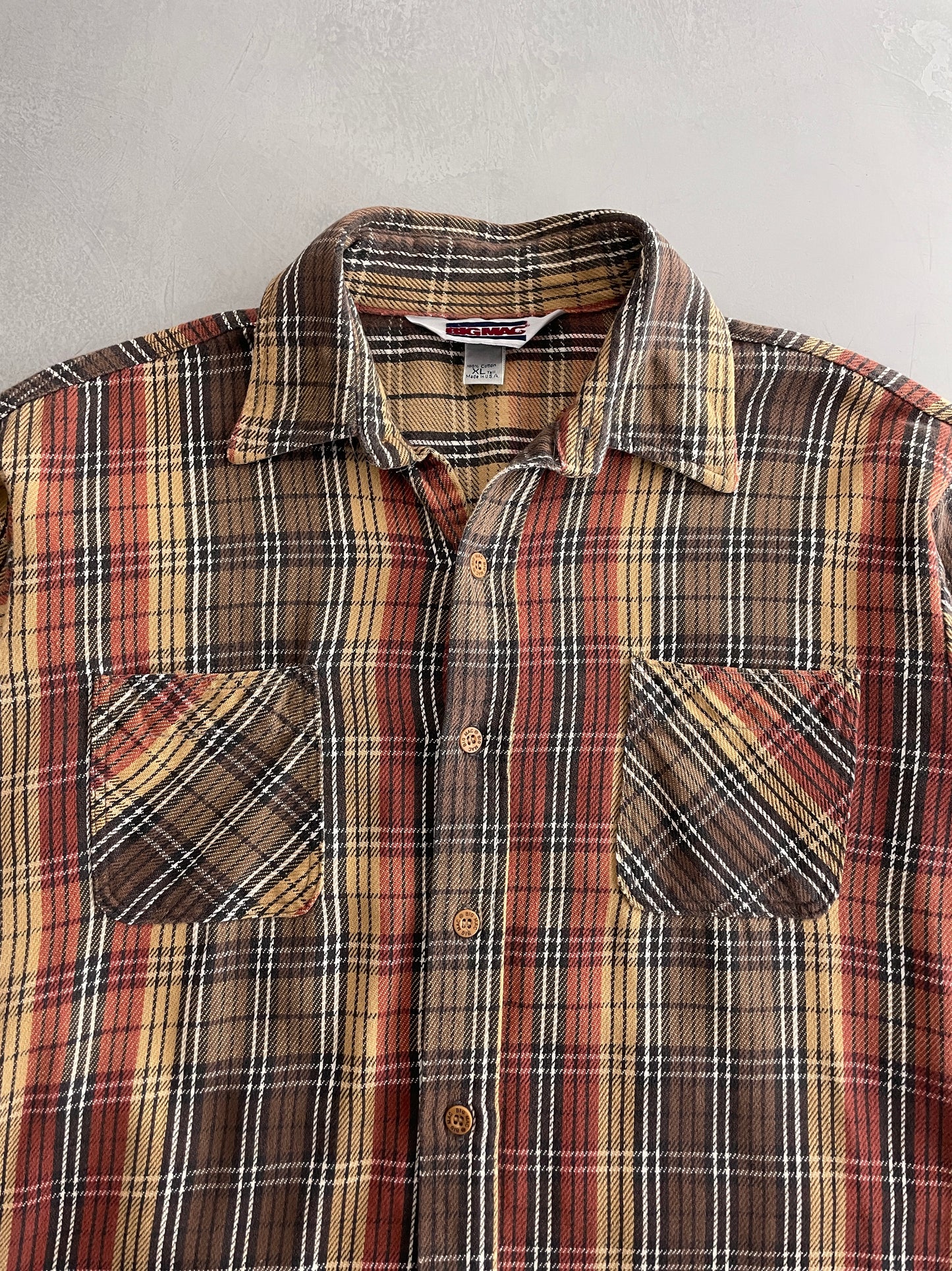 70's Big Mac Cotton Flannel [XL]