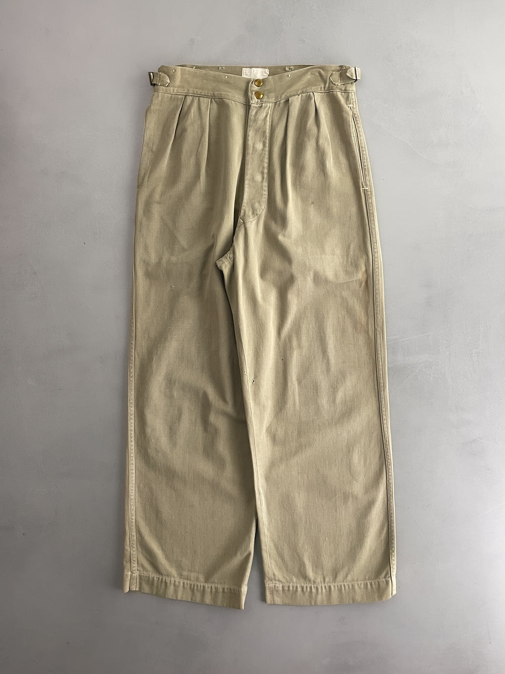 50's Aus Military Press Stud Pants [30"]