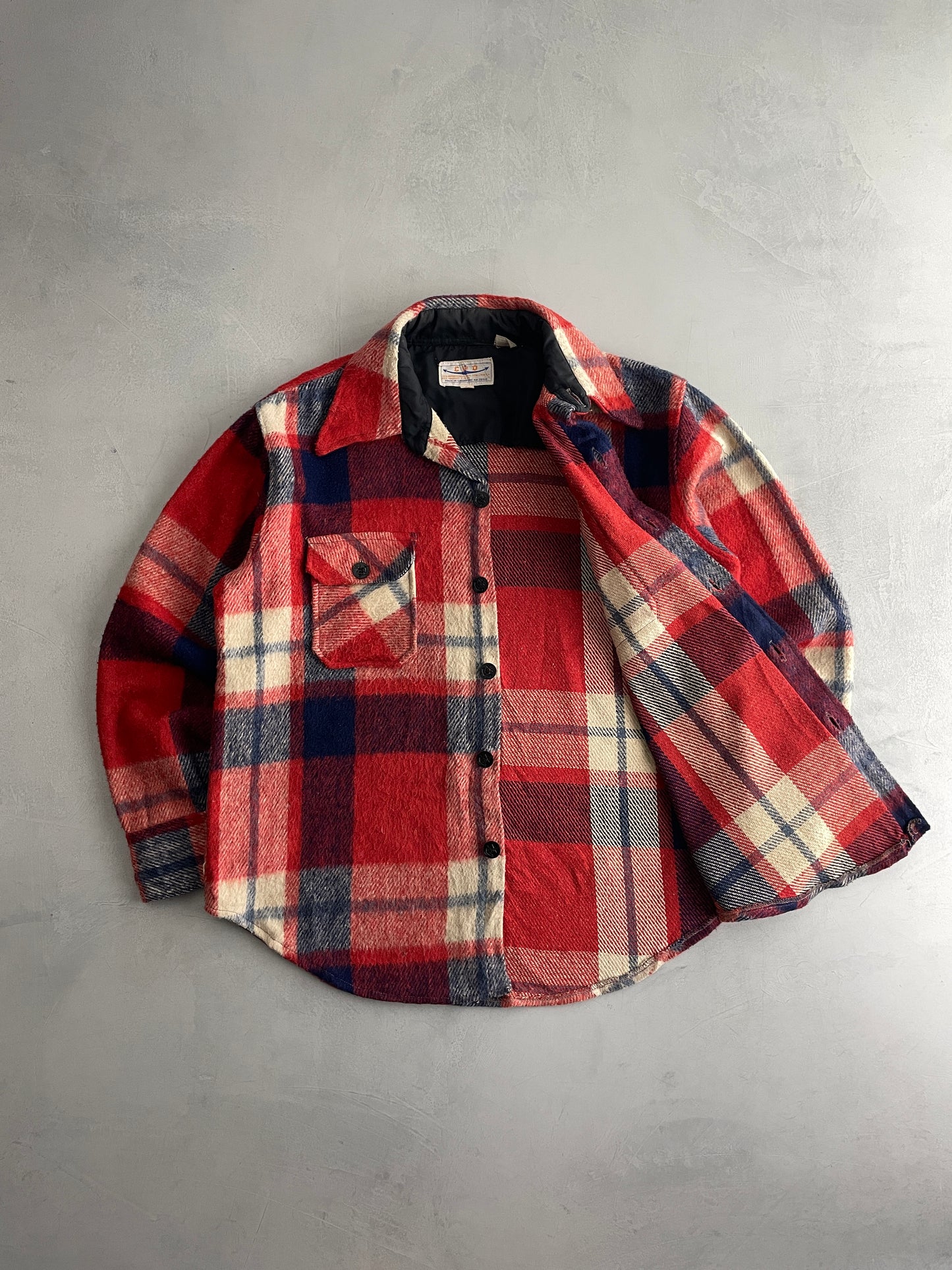 70's C.P.O. Wool Overshirt [L]