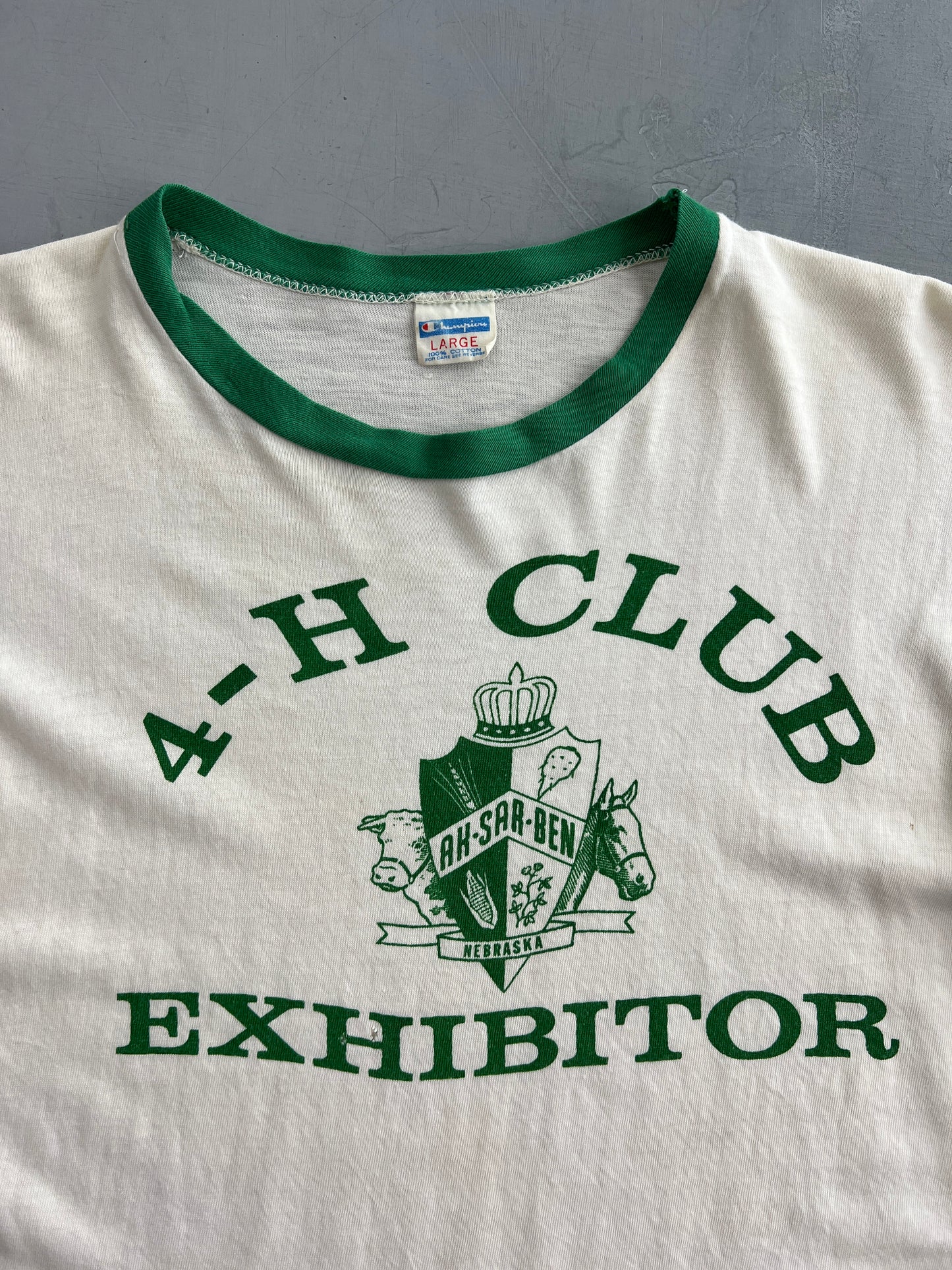 4-H Club Ringer Tee [S/M]