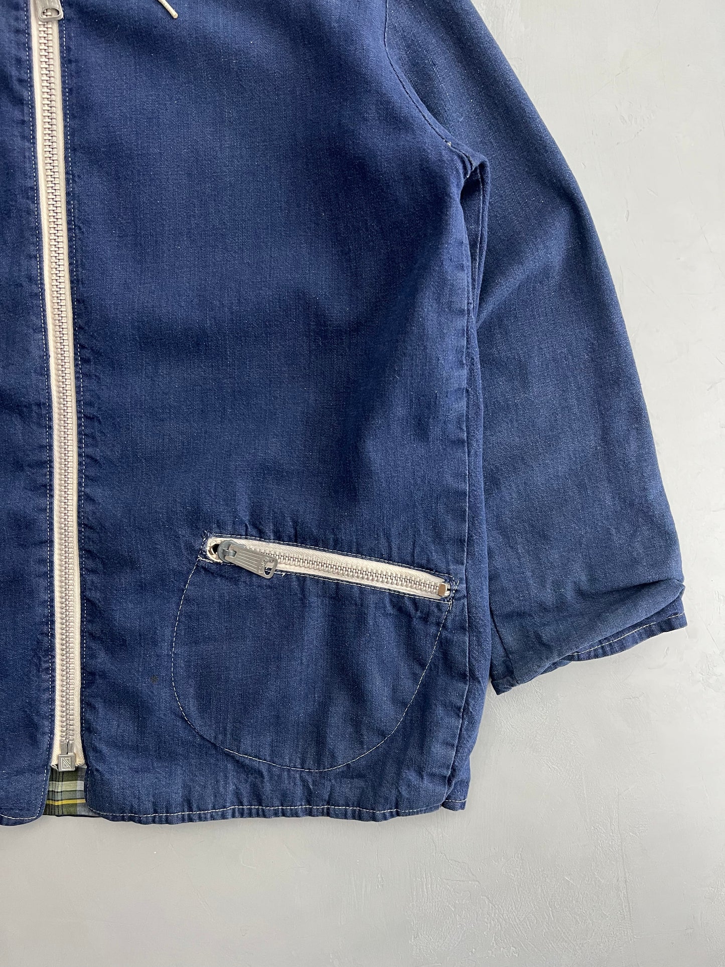 Reversible Denim Hooded Jacket [S]