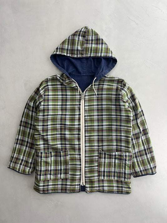 Reversible Denim Hooded Jacket [S]