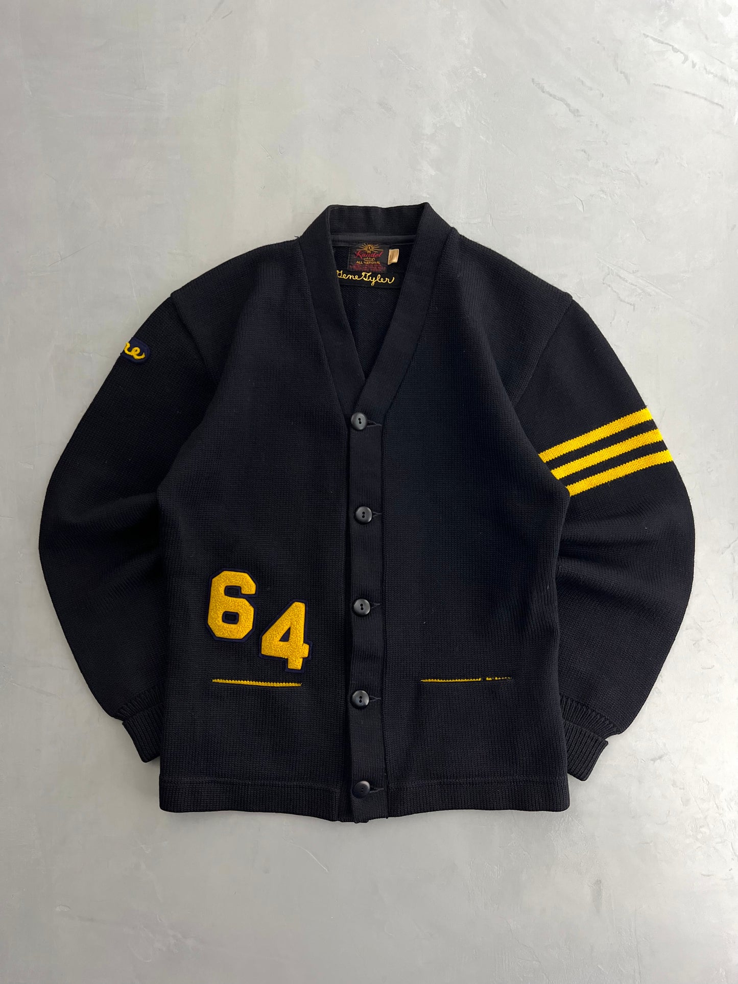 60's 'Kandel' Varsity Knit [M]