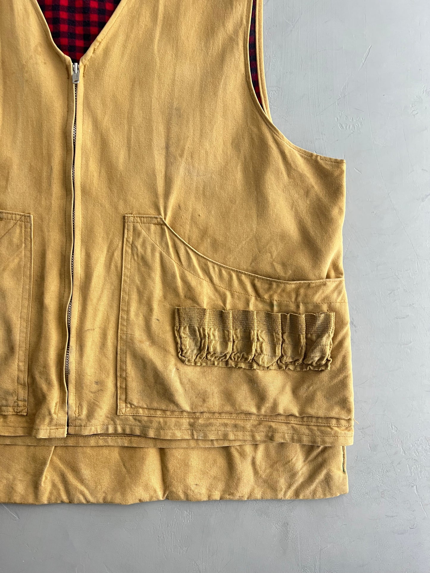 60's Duck Cloth Hunting Vest  [M/L]
