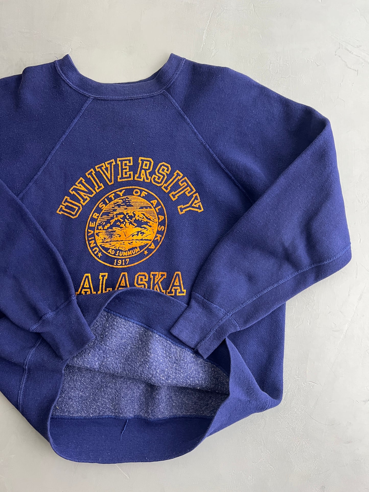 60's Faded University Of Alaska Sweatshirt [S]
