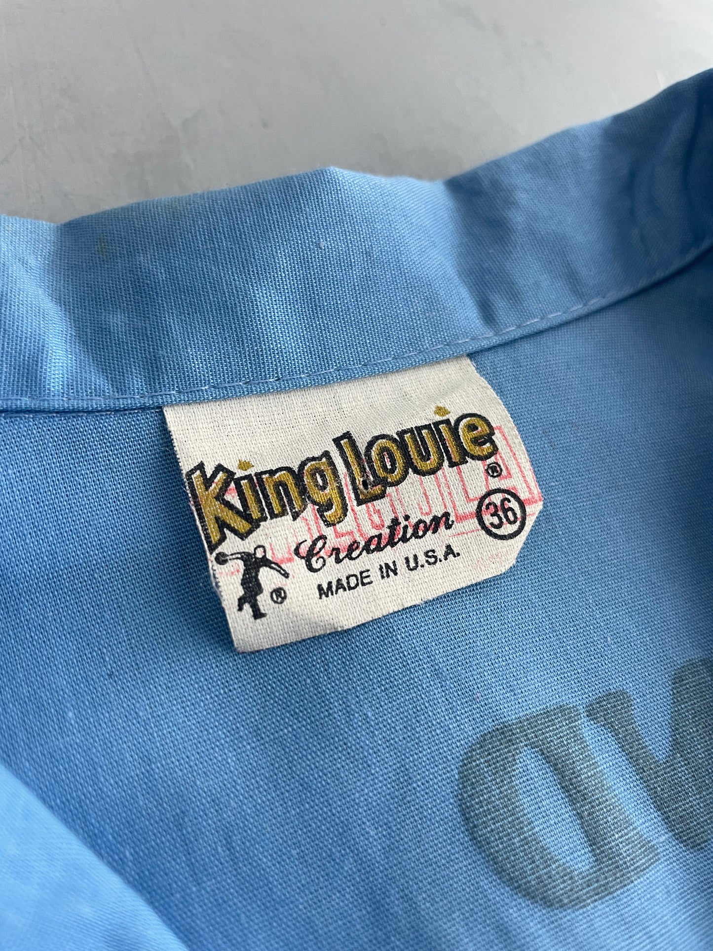 70's King Louie 'Eaton' Bowling Shirt [M]